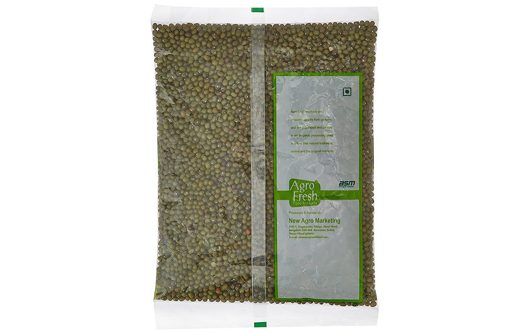 Agro Fresh Premium Moong Whole    Pack  500 grams